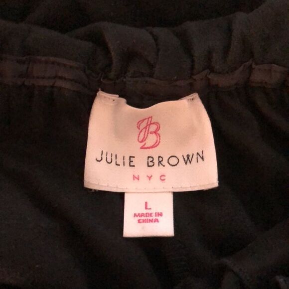 SZL Julie Brown NYC SELENA Night Out Dress w Ruffle Neckline in Black Color - Picture 8 of 10